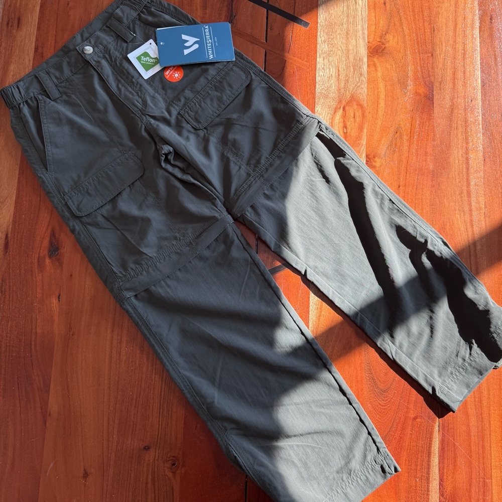 White Sierra Kids' Cargo Pants - Dark Gray